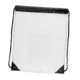 The Trends Collection Clarity Drawstring Backpack is a transparent handy drawstring backpack.  Soft crystal clear plastic.  Reusable bags from Trends Collection.