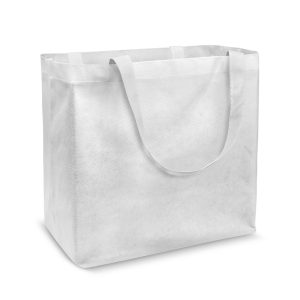 The Trends Collection City Shopper Tote Bag is a laminated, full colour, sublimation printed, reusable tote bag.  Great full branded options for retail bags.