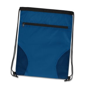The Trends Collection Dodger Drawstring Backpack is a stylish drawstring backpack with mesh accents. Zipper pocket. 8 colours. Great drawstring backpacks.