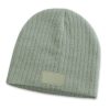 115656 Trends Collection Nebraska Cable Knit Beanie with Patch – Light Grey – Promotrenz