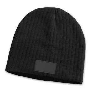 The Trends Collection Nebraska Cable Knit Beanie with Patch is a stylish cable knit beanie. Acrylic Yarn. 4 colours. Printing on patch. Great branded headwear.