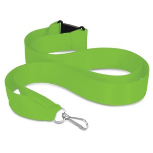 The Trends Collection Ribbon Lanyard is a 20mm wide ribbon lanyard with metal ring, clip and safety clip. 11 colours. Great branded lanyards.