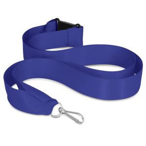 The Trends Collection Ribbon Lanyard is a 20mm wide ribbon lanyard with metal ring, clip and safety clip. 11 colours. Great branded lanyards.