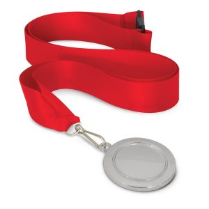 The Trends Collection Podium Medal is a 50mm diameter medal in 3 colours.  Lanyard in 11 colours.  Great branded medals for your events.