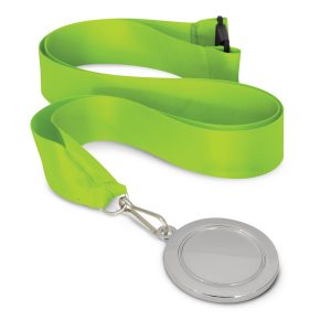The Trends Collection Podium Medal is a 50mm diameter medal in 3 colours.  Lanyard in 11 colours.  Great branded medals for your events.