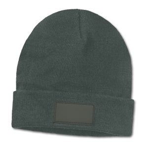 The Trends Collection Everest Beanie with Patch is a warm knitted acrylic beanie with roll up cuff. 4 colours. Great branded beanies with printed patch.