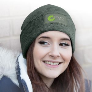115716 Trends Collection Everest Beanie with Patch - Promotrenz The Trends Collection Everest Beanie with Patch is a warm knitted acrylic beanie with roll up cuff. 4 colours. Great branded beanies with printed patch.