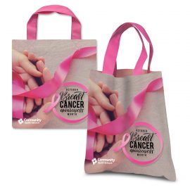 The Trends Collection Chelsea Cotton Gift Bag is a 140gsm gift size cotton tote bag.  Branded full colour.   Great sublimation printed gift bags.