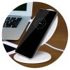 The Trends Collection Phaser Wireless Charging Stand Round is a stylish 5 watt wireless phone charger with adjustable stand.  Great branded wireless charging stand.