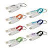 The Trends Collection Electron 3 in 1 Charging Cable is a compact charging cable with handy key ring.  In 7 colours.  Great branded technology promo products.