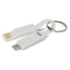 116102 Trends Collection Electron 3 in 1 Charging Cable – White – Promotrenz