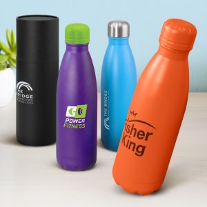 The Trends Collection Mirage Powder Coated Vacuum Bottle is a premium quality 500ml vacuum stainless steel bottle.  13 colours.  Great branded products.