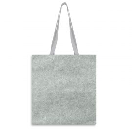 The Trends Collection Ashton Tote Bag is made from poly felt.  Trendy Tote bag in light or dark grey.  Great branded cotton handled tote bags.