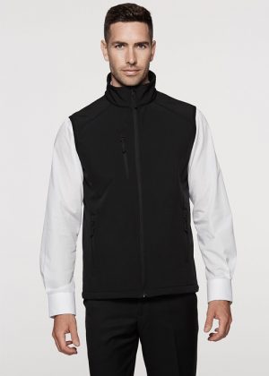 1515 Aussie Pacific Mens Olympus Softshell Vest - Black - Promotrenz The Aussie Pacific Mens Olympus Softshell Vest is a 320gm 3 layer performance softshell. 4 colours. S - 5XL. Great Aussie Pacific softshell jackets.