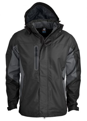 The Aussie Pacific Mens Sheffield Jacket is a polyester twill jacket with a brushed fleece inner. 3 colours. S - 5XL. Great branded waterproof jackets.