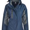 2516 Aussie Pacific Ladies Sheffield Jacket – Navy/Grey – Promotrenz