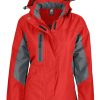 2516 Aussie Pacific Ladies Sheffield Jacket – Red/Grey – Promotrenz