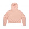 4122 AS Colour Women Crop Hood – Pale Pink – Promotrenz