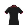 P900LS Biz Collection Galaxy Ladies Polo – Black/Red – Promotrenz
