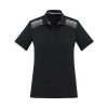 P900LS Biz Collection Galaxy Ladies Polo – Black/White – Promotrenz