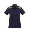 P900LS Biz Collection Galaxy Ladies Polo – Navy/Fluoro Yellow – Promotrenz