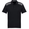 P900MS Biz Collection Galaxy Mens Polo – Black/White – Promotrenz