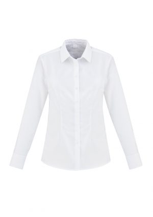 The Biz Collection Regent Ladies Long Sleeve Shirt is a wrinkle resistant 100% premium cotton short sleeve shirt.  2 colours.  6 - 24.  Great work shirts.