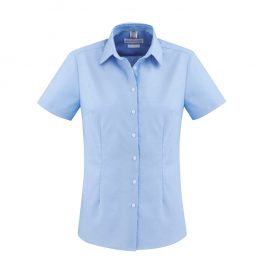 The Biz Collection Regent Ladies Short Sleeve Shirt is a wrinkle resistant 100% premium cotton short sleeve shirt.  2 colours.  6 - 24.  Great work shirts.