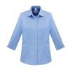 S912LT Biz Collection Ladies Regent 3/4 Sleeve Shirt – Blue – Promotrenz