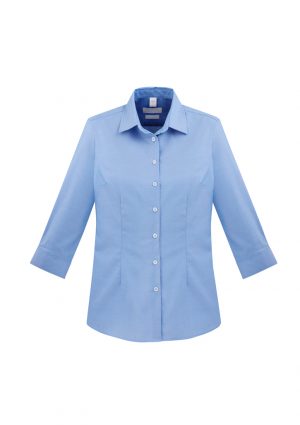 The Biz Collection Regent Ladies 3/4 Sleeve Shirt is a wrinkle resistant 100% premium cotton short sleeve shirt. 2 colours. 6 - 24. Great work shirts.