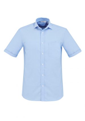 The Biz Collection Regent Mens Short Sleeve Shirt is a wrinkle resistant 100% premium cotton short sleeve shirt.  2 colours.  XS- 5XL.  Great work shirts.