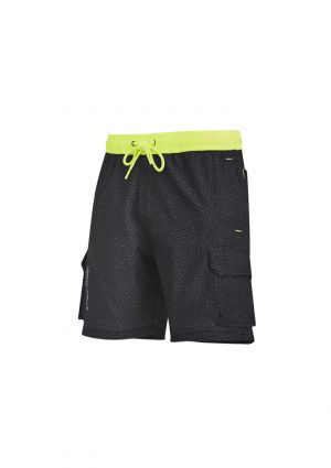 The Syzmik Streetworx Stretch Work Board Short is made from lightweight, quick dry fabric. Grey Marle or Navy Marle. XXS - 7XL. Great work shorts.