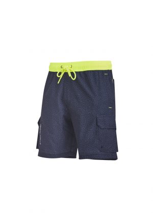 The Syzmik Streetworx Stretch Work Board Short is made from lightweight, quick dry fabric. Grey Marle or Navy Marle. XXS - 7XL. Great work shorts.