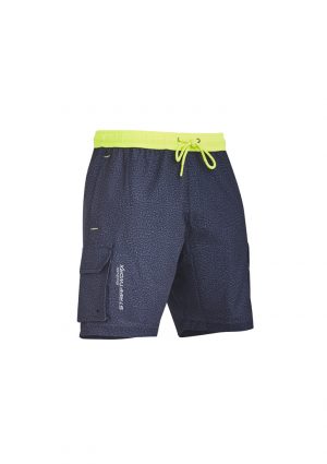 The Syzmik Streetworx Stretch Work Board Short is made from lightweight, quick dry fabric. Grey Marle or Navy Marle. XXS - 7XL. Great work shorts.
