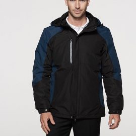 The Aussie Pacific Mens Napier Jacket is a polyester microfibre ripstop jacket with padded inner.  6 pockets.  3 colours.  S - 5XL.  Great branded AP jackets.