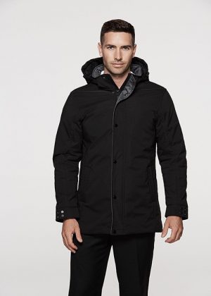 The Aussie Pacific Mens Parkland Jacket has a polyester satin finish outer, with inner taffeta lining.  2 colours.  S - 5XL.  Great branded winter jackets. 