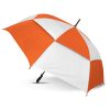110405 Trends Collection Trident Sports Umbrella Checkmate – White/Orange – Promotrenz