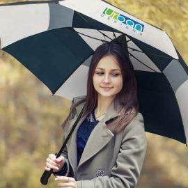 The Trends Trident Sports Umbrella is an auto open 76cm, 8 panel sports umbrella.  5 colours.  Great branded promotional umbrella products.