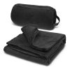 The Trends Collection Carlton Polar Fleece Blanket is a soft fleecy blanket for indoor or event use.  Black.  Great embroidered blankets.