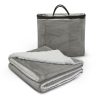 112592 Trends Collection Oslo Luxury Blanket – Grey – Promotrenz