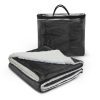 112592 Trends Collection Oslo Luxury Blanket – Black – Promotrenz