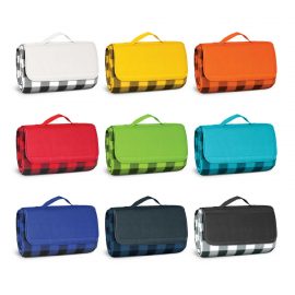 The Trends Collection Alfresco Picnic Blanket is a woven polyester fleece picnic blanket with waterproof backing.  9 colours.  Great branded picnic blankets.