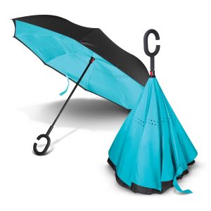 The Trends Collection Gemini Inverted Umbrella is an 8 panel inverted umbrella.  4 colours.  Print or digital transfer.  Great branded inverted umbrellas.