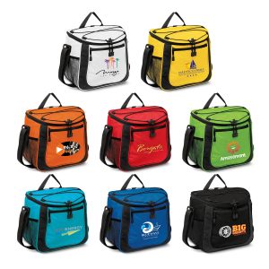 The Trends Collection Aspiring Cooler Bag is a cooler bag with zip closure and elastic lacing.  8 colours.  Great branded corporate cooler bags.