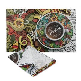 The Trends Collection Bistro Cotton Tea Towel is an absorbent tea towel made from 180gsm cotton.  Branded one side full colour.  Great branded tea towels.