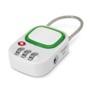 The Trends Collection Zodiac TSA Lock is a smart combination padlock for case and bag security. Full colour branding. Great branded security products.
