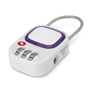 The Trends Collection Zodiac TSA Lock is a smart combination padlock for case and bag security. Full colour branding. Great branded security products.