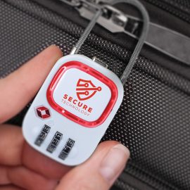 The Trends Collection Zodiac TSA Lock is a smart combination padlock for case and bag security.  Full colour branding.  Great branded security products.