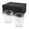 The Trends Collection Tivoli Double Wall Glass Set is an exquisite set of 2 x 310ml double wall glasses.  Black Box.  Great branded corporate gifts.