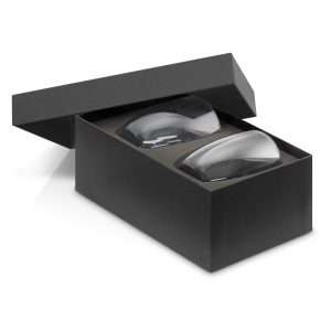 The Trends Collection Tivoli Double Wall Glass Set is an exquisite set of 2 x 310ml double wall glasses.  Black Box.  Great branded corporate gifts.